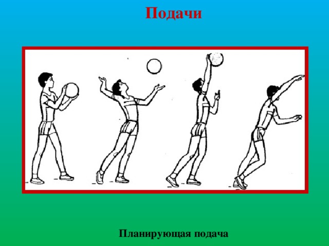 Подать подачу. Планирующая подача. Планирующая подача в волейболе техника. Планирующая подача мяча в волейболе. Верхняя планирующая подача в волейболе.