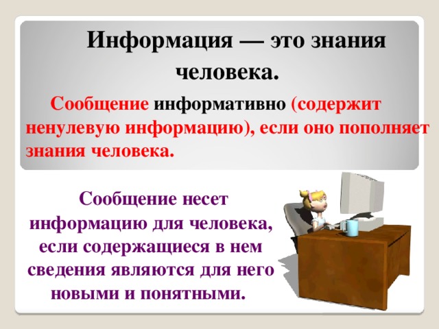 Что такое информация доклад. Вероятностный подход к определению количества информации. Какая информация оказалась для вас новой. Какую информацию может нести сообщение. Сообщение несет информацию если.