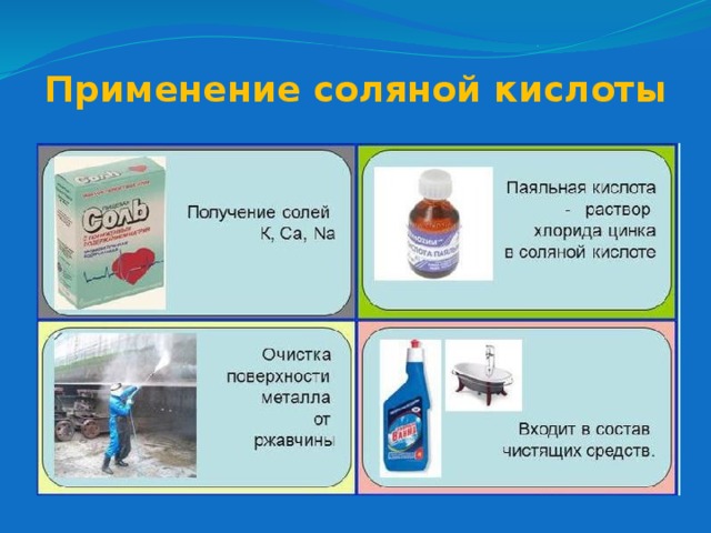 4 цинк соляная кислота