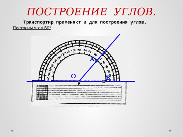 Острый угол 5 градусов. Построение угла. Построение углов транспортиром. Начертите угол. Начертить угол транспортиром.