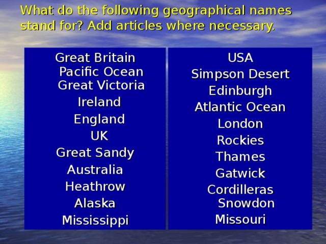 Articles with names. Articles with geographical names Rules. Articles in English with geographical names. Articles with geographical names таблица. Articles with geographical names правило.